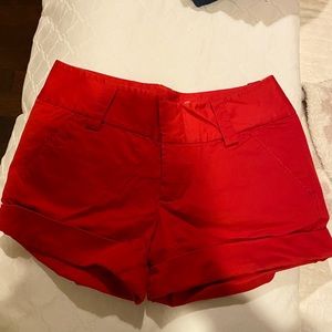 Alice and Olivia red shorts